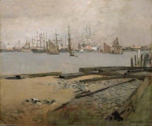 Shipping On The Thames — Frank Brangwyn