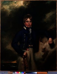 Three-quarter Length Portrait Of John Windham — George Henry Harlow