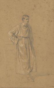Academic Study Of A Male Figure — Mariano Fortuny Y Marsal