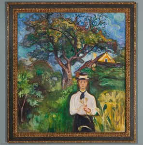 Girl Under Apple Tree — Edvard Munch