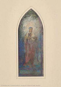 Design for "Angel of Faith" window