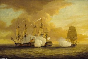Action Between Hms — Dominic Serres