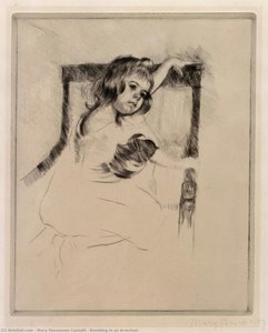 Mary Cassatt - Sitzende Frau — Mary Stevenson Cassatt