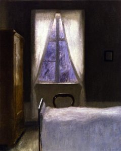 Interior With Ida In A White Chair — Vilhelm (hammershøi)hammershoi