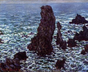 The 'pyramids' Of Port Coton, Belle-ile-en-mer — Claude Monet, Impressionism