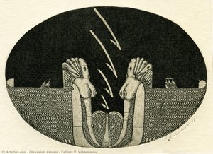 Exlibris V. Valdemarov — Oleksandr Aksinin