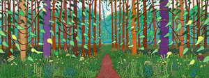 The Arrival Of Spring In Woldgate — David Hockney