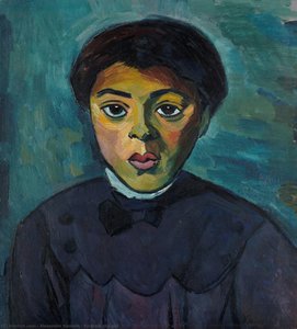 Portrait Of A Girl — Alexander Kanoldt, Expressionism
