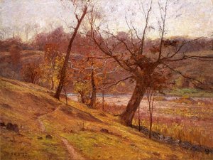 The Bloom Of The Grape — Theodore Clement Steele, Impressionism