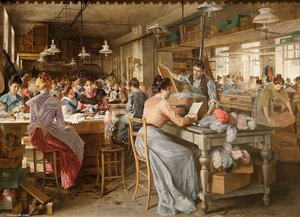 , Die Putzmacherinnen, Les Plumassières — Johann Hamza