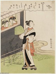 The Fourth Month (uzuki) — Suzuki Harunobu