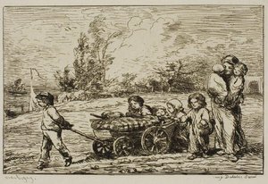 The Furnishings Of The Boat — Charles-françois Daubigny