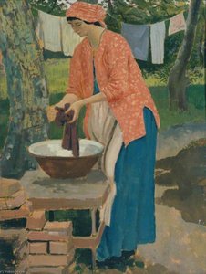 Washing Day — Augustus Edwin John