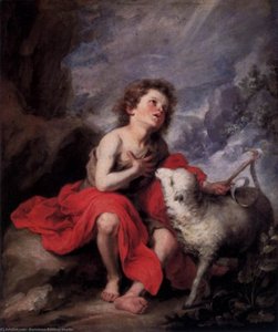 St. John The Baptist As A Child — Bartolomé Esteban Murillo, Spanish Baroque