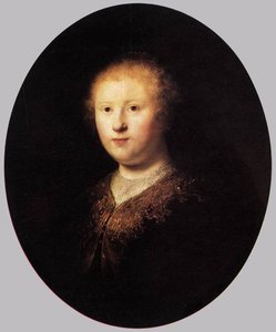 Portrait Eines Jungen Frauen — Rembrandt Van Rijn, Dutch Golden Age