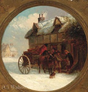 Delivering Supplies In A Winter Landscape — Thomas Smythe