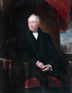 George Brown with Liverpool Blue Coat School Buildings in the Background