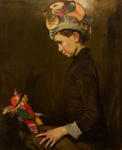 The Paper Cap (ben Nicholson, 1894–1982, As A Boy) — Sir William Nicholson, Early Modernist Landscape