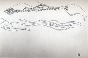 Landscape With Houses — Egon Schiele