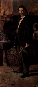 Don Placido Zuloaga In His Studio — Ignacio Zuloaga Y Zabala, Realism