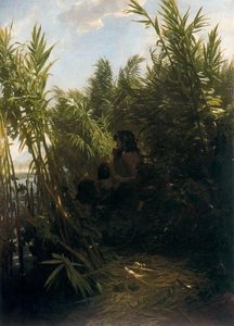 Pan Dans Les Roseaux 1 — Arnold Böcklin