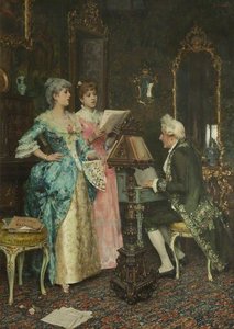 The Music Lesson — Federigo Andreotti