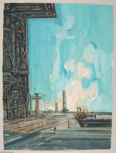 Saturn V To Launch Pad — Tom O'hara