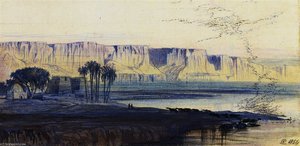 The Nile At Kaasr-es-saiyyad — Edward Lear