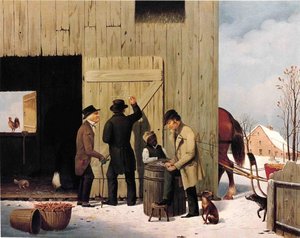 Settling A Bill — George Henry Durrie
