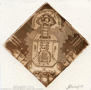 Exlibris Gugo Podushkina — Oleksandr Aksinin