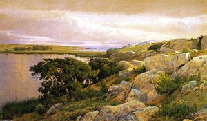 Cliffs Overlooking Bay — William Trost Richards
