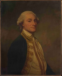 Porträt Von Sir Chaloner Ogle, 1. Baronet — George Romney