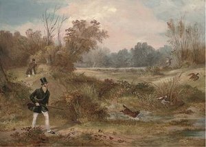 The Woodcock Shoot — Francis Calcraft Turner
