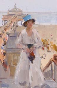 On The Boulevard Of Scheveningen — Isaac Lazarus Israels