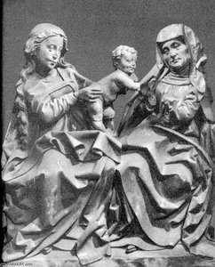 The Virgin and Child with St Anne