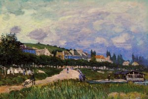 The Laundry — Alfred Sisley