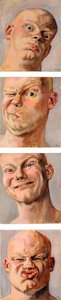 Self Portrait Making Faces — Tom Hallifax