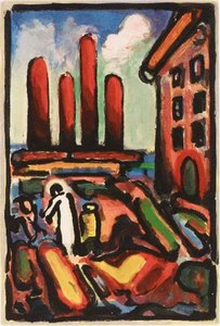 Christ Au Faubourg — Georges Rouault