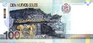 100 Soles — Banco Central De Reserva Del Perú