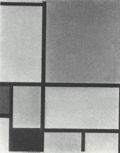Composition With Large Red Plane, Blue, Gray, Black And Yellow — Пит Мондриан