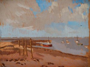 Beach, Llanstephan — Edward Morland Lewis