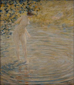 Bathing In A Stream — Robert Lewis Reid