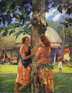 Portrait Of Faase, The Taupo Of The Fagaloa Bay, Samoa — John La Farge