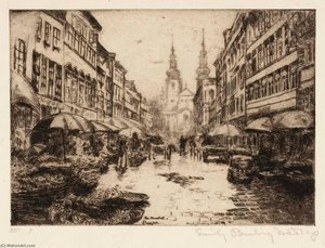 Market in Prague