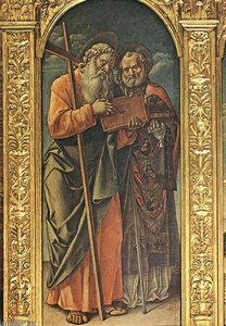 Sts Andrew And Nicholas Of Bari — Bartolomeo Vivarini