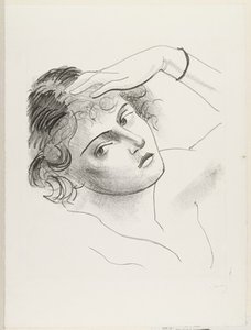 Woman Resting Her Head On Her Hand From The Portfolio Metamorphoses 2 — André Derain