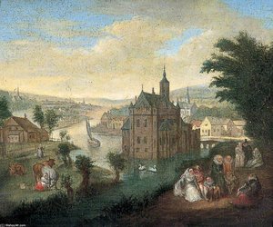 Landscape With Cottages