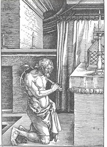King David Does Repentance — Albrecht Dürer