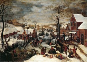 The Massacre Of The Innocents — Lucas Van Valkenborch, Northern Mannerism
