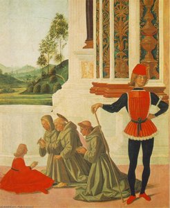 The Miracles Of San Bernardino: The Healing Of A Mute[detail] — Vannucci Pietro (le Perugin), Renaissance